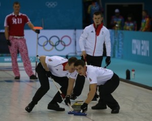 The British men always controlled the opening game against Russia